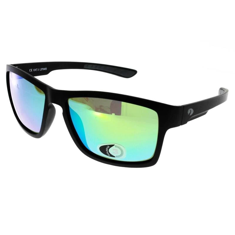Lunettes De Soleil Adulte SKEENA Maori Noir Vert Cat 3 Polarisé 1 Lunettes De Soleil Adulte SKEENA Maori Noir Vert Cat 3 Polarisé