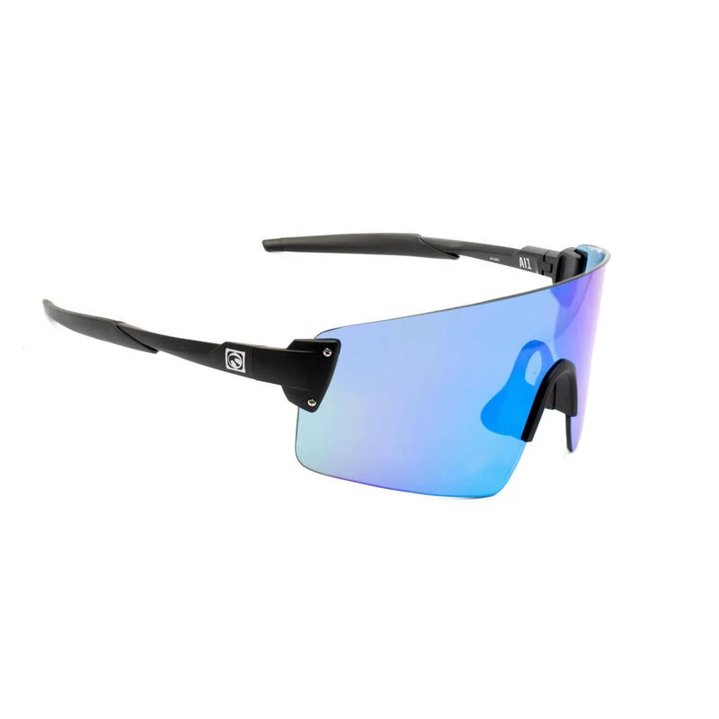 Lunettes De Soleil De Sport Ai1 Noir Mat, CX BLEU - Cat.3 - MUNDAKA 1 Lunettes De Soleil De Sport Ai1 Noir Mat, CX BLEU - Cat.3 - MUNDAKA