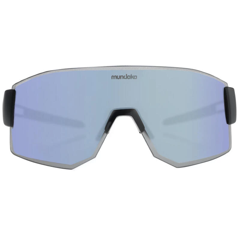 Lunettes De Soleil De Sport PUNCAK Noir Mat, CX BLEU ARGENT -cat.3- MUNDAKA 2 Lunettes De Soleil De Sport PUNCAK Noir Mat, CX BLEU ARGENT -cat.3- MUNDAKA – Image 2