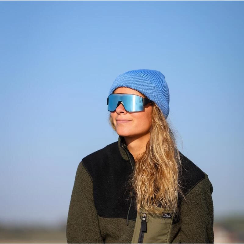 Lunettes De Soleil De Sport PUNCAK Noir Mat, CX BLEU ARGENT -cat.3- MUNDAKA 4 Lunettes De Soleil De Sport PUNCAK Noir Mat, CX BLEU ARGENT -cat.3- MUNDAKA – Image 4