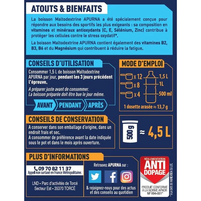 Maltodextrine Goût Neutre - Pot 500g 3 Maltodextrine Goût Neutre - Pot 500g – Image 3
