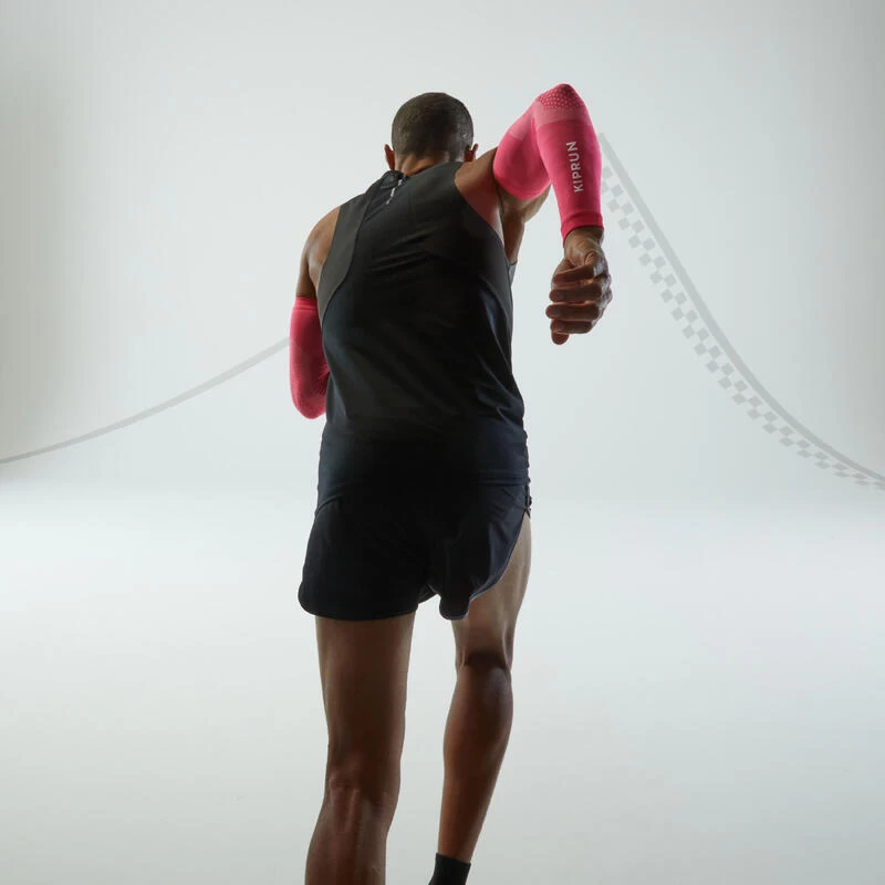 Manchettes Running Homme Femme - KIPRUN Rose 3 Manchettes Running Homme Femme - KIPRUN Rose – Image 3
