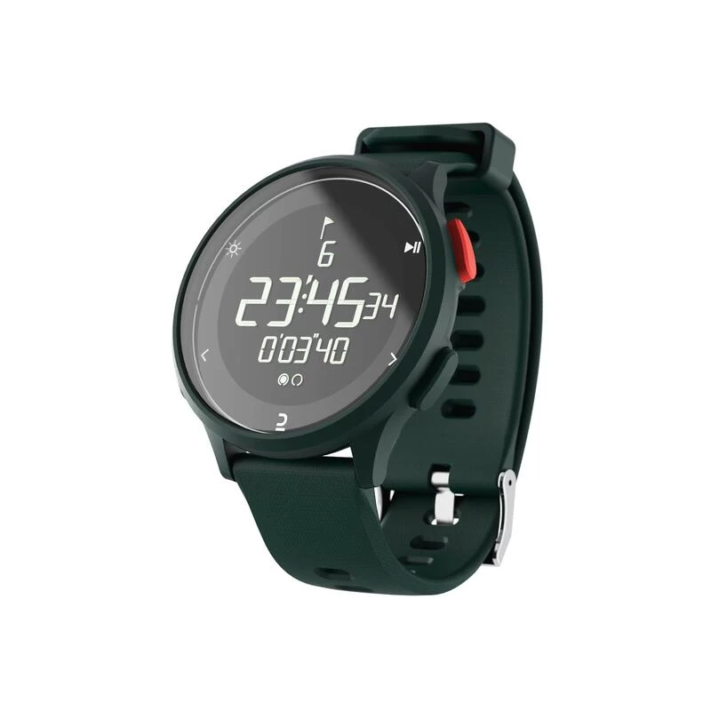 Decathlon Montre Chronomètre De Course à Pied W500M KAKI 1 Decathlon Montre Chronomètre De Course à Pied W500M KAKI