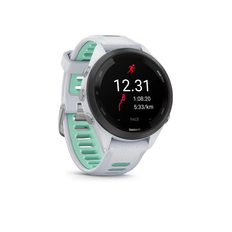 MONTRE CONNECTÉE MULTISPORT GPS CARDIO - GARMIN FORERUNNER 265S MUSIC BLANCHE 2 MONTRE CONNECTÉE MULTISPORT GPS CARDIO - GARMIN FORERUNNER 265S MUSIC BLANCHE – Image 2