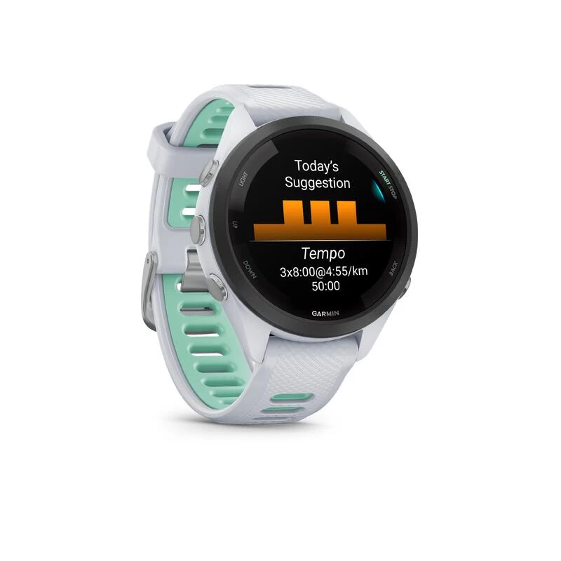 MONTRE CONNECTÉE MULTISPORT GPS CARDIO - GARMIN FORERUNNER 265S MUSIC BLANCHE 3 MONTRE CONNECTÉE MULTISPORT GPS CARDIO - GARMIN FORERUNNER 265S MUSIC BLANCHE – Image 3