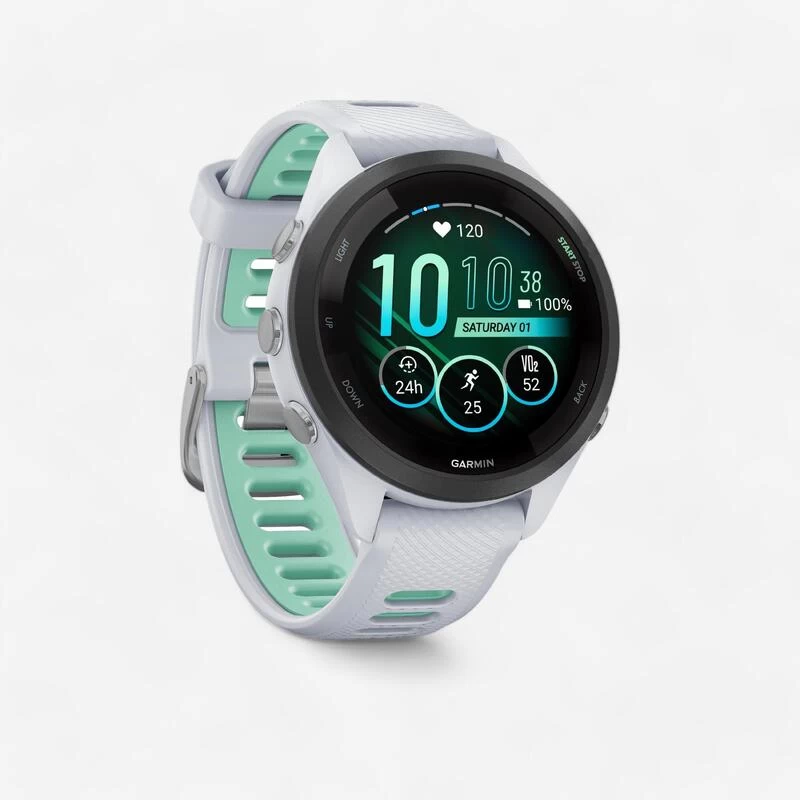 MONTRE CONNECTÉE MULTISPORT GPS CARDIO - GARMIN FORERUNNER 265S MUSIC BLANCHE 1 MONTRE CONNECTÉE MULTISPORT GPS CARDIO - GARMIN FORERUNNER 265S MUSIC BLANCHE