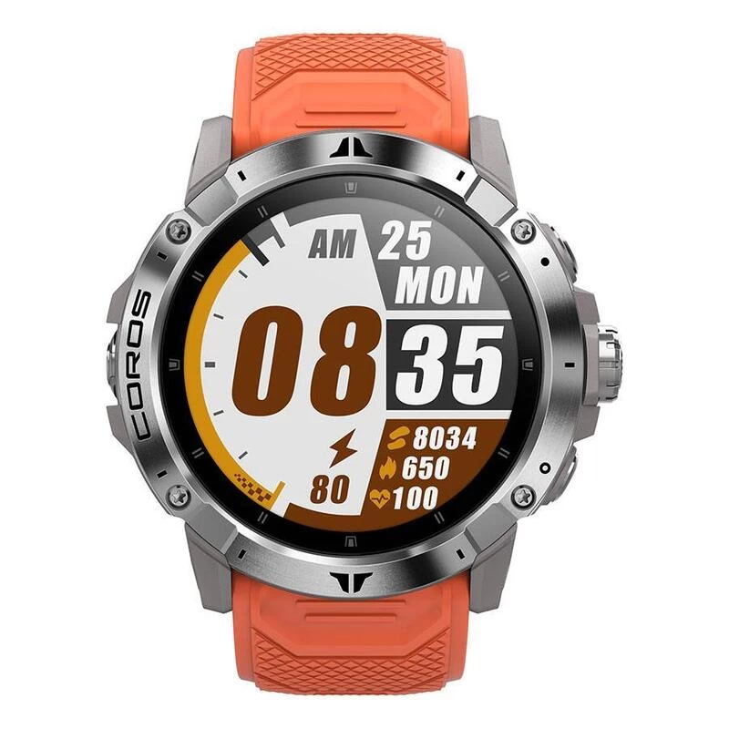 Montre GPS Connectée Multisports Adventure COROS Vertix 2 GPS Lava 2 Montre GPS Connectée Multisports Adventure COROS Vertix 2 GPS Lava – Image 2