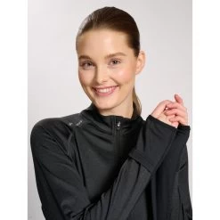 Newline T-Shirt L/S Nwlmesa 1/2 Zip L/S Woman -Fit Runner Soldes newline t shirt ls nwlmesa 12 zip ls woman 3