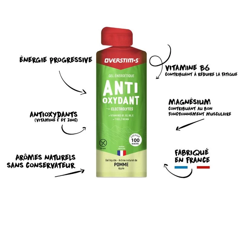 Pack Assortiment 10 Gels X 34 G Overstims 3 Pack Assortiment 10 Gels X 34 G Overstims – Image 3