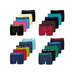 FREEGUN Pack Surprise De 5 Boxers Homme En Coton -Fit Runner Soldes pack surprise de 5 boxers homme en coton 2