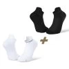 BV Sport Pack X2 | Socquettes Ultra-courtes Running Light 3D Noir/blanc