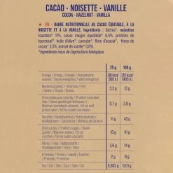 Pack X20 Barres Nutritionnelles Cacao-Noisette-Vanille 7 Pack X20 Barres Nutritionnelles Cacao-Noisette-Vanille -Fit Runner Soldes pack x20 barres nutritionnelles cacao noisette vanille 2