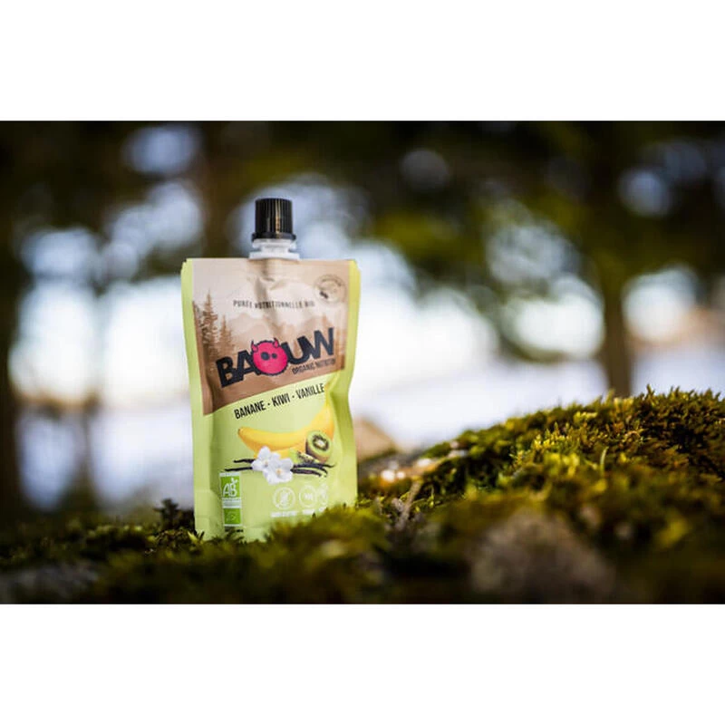 Pack X20 Purées Nutritionnelles Bio Fruitées Banane-Kiwi-Vanille 90g 2 Pack X20 Purées Nutritionnelles Bio Fruitées Banane-Kiwi-Vanille 90g – Image 2