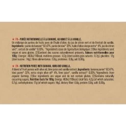 Pack X20 Purées Nutritionnelles Bio Fruitées Banane-Kiwi-Vanille 90g 7 Pack X20 Purées Nutritionnelles Bio Fruitées Banane-Kiwi-Vanille 90g -Fit Runner Soldes pack x20 purees nutritionnelles bio fruitees banane kiwi vanille 90g 2