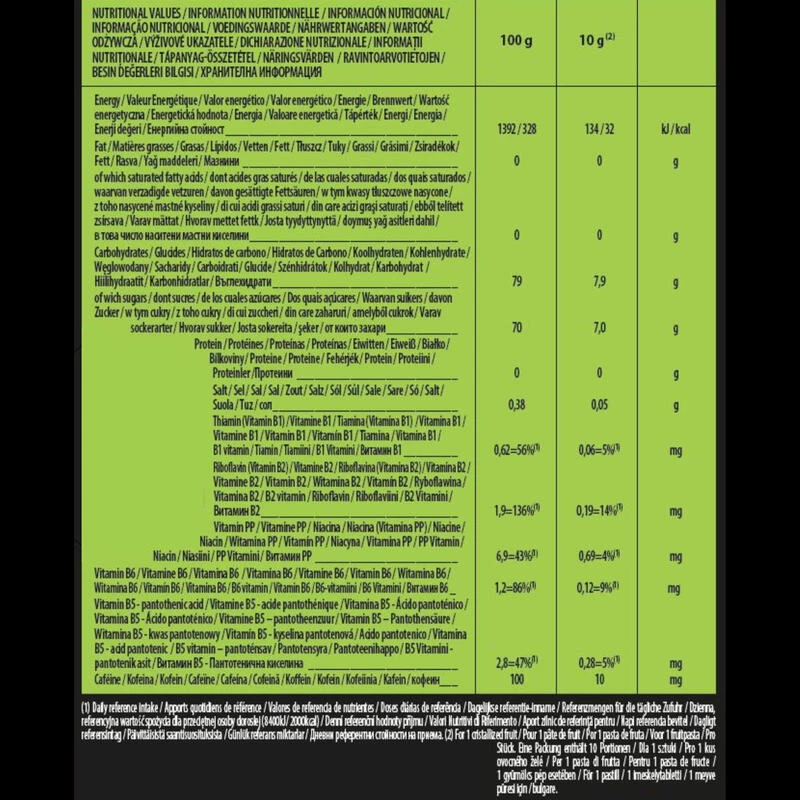 Isostar Pâte De Fruits ENERGY FRUIT BOOST Abricot 10x10g 2 Isostar Pâte De Fruits ENERGY FRUIT BOOST Abricot 10x10g – Image 2