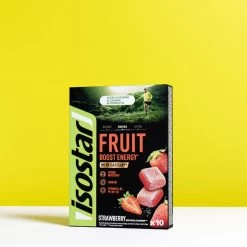 Isostar Pâte De Fruits ENERGY FRUIT BOOST Fraise 10x10g
