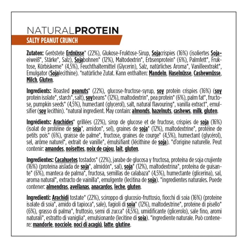 Powerbar Barre Protéine Naturelle Cacahuète Salée Crunch (3x40 G) 3 Powerbar Barre Protéine Naturelle Cacahuète Salée Crunch (3x40 G) – Image 3