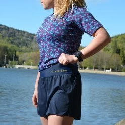 Short Course à Pied Femme Bleu Ecoresponsable -Fit Runner Soldes short course a pied femme bleu ecoresponsable 5