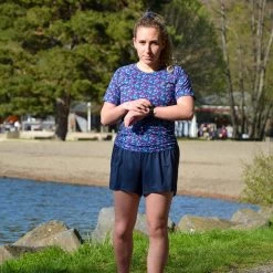 Short Course à Pied Femme Bleu Ecoresponsable -Fit Runner Soldes short course a pied femme bleu ecoresponsable 6