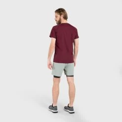 SHORT CUISSARD DE TRAIL RUNNING CONFORT HOMME KAKHI 13 SHORT CUISSARD DE TRAIL RUNNING CONFORT HOMME KAKHI -Fit Runner Soldes short cuissard de trail running confort homme kakhi 5