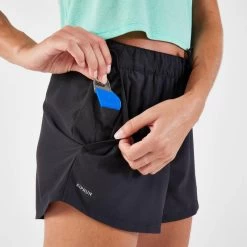 Short Running Respirant Femme - KIPRUN Run 500 Dry Noir 9 Short Running Respirant Femme - KIPRUN Run 500 Dry Noir -Fit Runner Soldes short running respirant femme kiprun run 500 dry noir 3