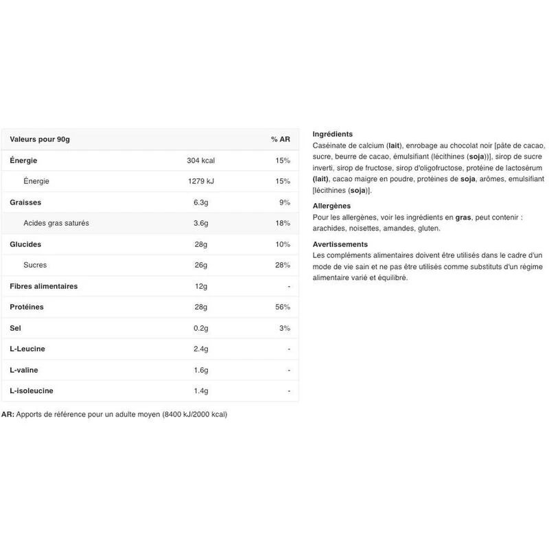 Super Mass Gainer Bar - Chocolat 2 Super Mass Gainer Bar - Chocolat – Image 2