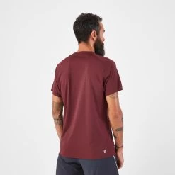 T-shirt De Running Résistant Homme - KIPRUN Run 500 Graph Rouge Foncé -Fit Runner Soldes t shirt de running resistant homme kiprun run 500 graph rouge fonce 2