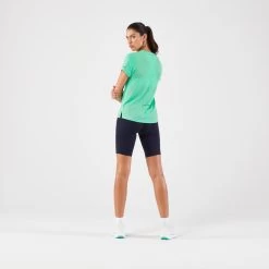 T-shirt Running Respirant Femme - KIPRUN Run 500 Dry Vert 10 T-shirt Running Respirant Femme - KIPRUN Run 500 Dry Vert -Fit Runner Soldes t shirt running respirant femme kiprun run 500 dry vert 4