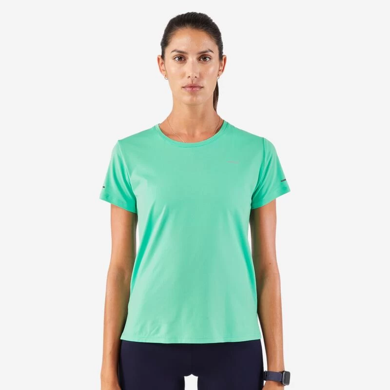 T-shirt Running Respirant Femme - KIPRUN Run 500 Dry Vert 1 T-shirt Running Respirant Femme - KIPRUN Run 500 Dry Vert