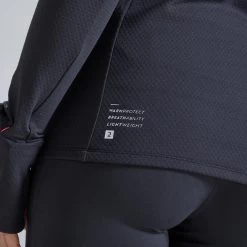 TEE SHIRT RUNNING MANCHES LONGUES HIVER FEMME KIPRUN WARM LIGHT NOIR ROSE 18 TEE SHIRT RUNNING MANCHES LONGUES HIVER FEMME KIPRUN WARM LIGHT NOIR ROSE -Fit Runner Soldes tee shirt running manches longues hiver femme kiprun warm light noir rose 8