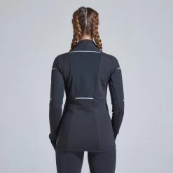 TEE SHIRT RUNNING MANCHES LONGUES HIVER FEMME KIPRUN WARM REGUL NOIR CORAIL 12 TEE SHIRT RUNNING MANCHES LONGUES HIVER FEMME KIPRUN WARM REGUL NOIR CORAIL -Fit Runner Soldes tee shirt running manches longues hiver femme kiprun warm regul noir corail 2