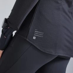 TEE SHIRT RUNNING MANCHES LONGUES HIVER FEMME KIPRUN WARM REGUL NOIR CORAIL 18 TEE SHIRT RUNNING MANCHES LONGUES HIVER FEMME KIPRUN WARM REGUL NOIR CORAIL -Fit Runner Soldes tee shirt running manches longues hiver femme kiprun warm regul noir corail 8