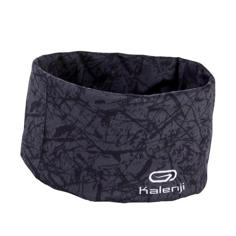 Tour De Cou Running / Bandeau Multifonctions Homme Femme - KIPRUN Noir Camo Gris 1 Tour De Cou Running / Bandeau Multifonctions Homme Femme - KIPRUN Noir Camo Gris
