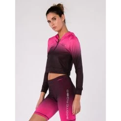 Veste à Capuche Elea - Noir/rose - Femme -Fit Runner Soldes veste a capuche elea noirrose femme 2