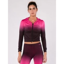 Veste à Capuche Elea - Noir/rose - Femme -Fit Runner Soldes veste a capuche elea noirrose femme 4