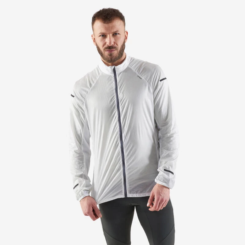 Veste Coupe Vent Homme - KIPRUN WIND JACKET BLANCHE 1 Veste Coupe Vent Homme - KIPRUN WIND JACKET BLANCHE
