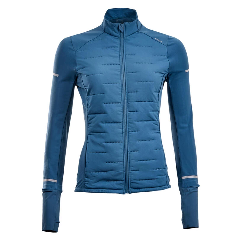 VESTE KIPRUN WARM FEMME BLEU TURQUOISE 3 VESTE KIPRUN WARM FEMME BLEU TURQUOISE – Image 3