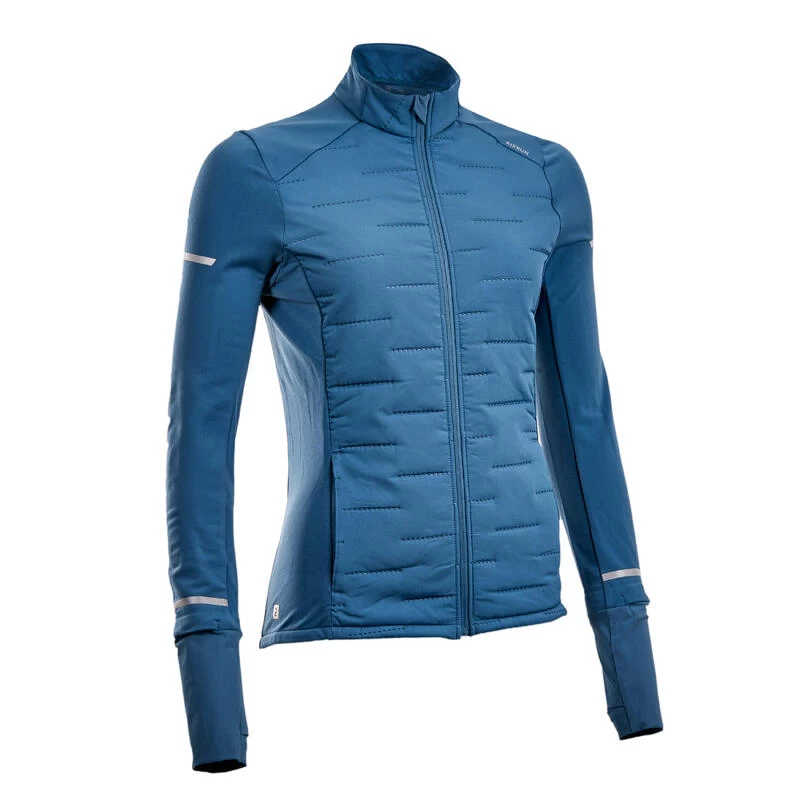 VESTE KIPRUN WARM FEMME BLEU TURQUOISE 4 VESTE KIPRUN WARM FEMME BLEU TURQUOISE – Image 4