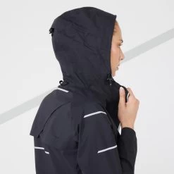VESTE RUNNING FEMME IMPERMEABLE COUPE-VENT - KIPRUN RAIN+ NOIR 17 VESTE RUNNING FEMME IMPERMEABLE COUPE-VENT - KIPRUN RAIN+ NOIR -Fit Runner Soldes veste running femme impermeable coupe vent kiprun rain noir 7