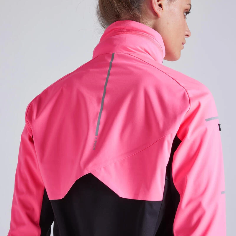 VESTE RUNNING FEMME KIPRUN WARM REGUL ROSE FLUO 3 VESTE RUNNING FEMME KIPRUN WARM REGUL ROSE FLUO – Image 3