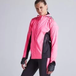 VESTE RUNNING FEMME KIPRUN WARM REGUL ROSE FLUO 13 VESTE RUNNING FEMME KIPRUN WARM REGUL ROSE FLUO -Fit Runner Soldes veste running femme kiprun warm regul rose fluo 3