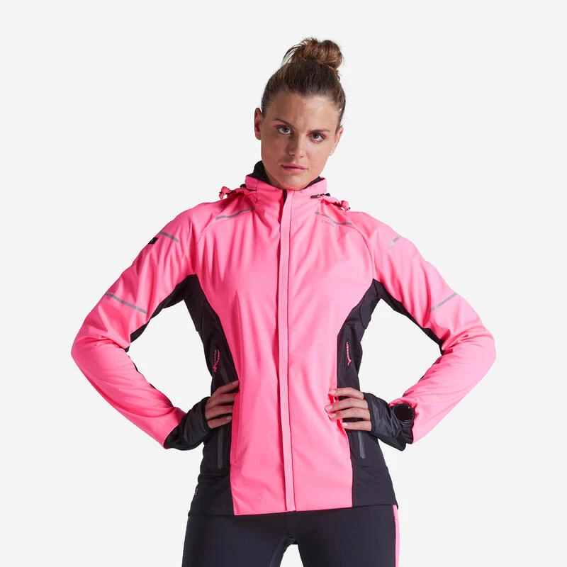 VESTE RUNNING FEMME KIPRUN WARM REGUL ROSE FLUO 1 VESTE RUNNING FEMME KIPRUN WARM REGUL ROSE FLUO