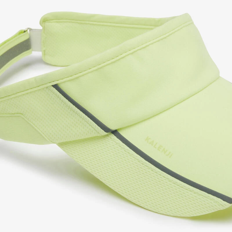 Visière De Running Homme Femme - KIPRUN Ajustable Jaune 5 Visière De Running Homme Femme - KIPRUN Ajustable Jaune – Image 5