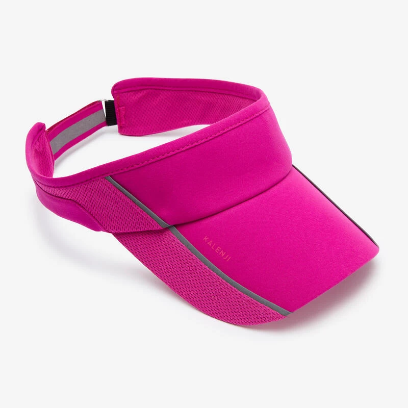 Visière De Running Homme Femme - KIPRUN Ajustable Rose Fushia 2 Visière De Running Homme Femme - KIPRUN Ajustable Rose Fushia – Image 2