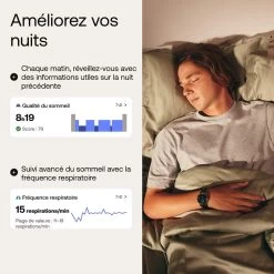 Withings - ScanWatch Light (37mm-black) -Fit Runner Soldes withings scanwatch light 37mm black 4