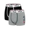 X2 Boxers Noir/Gris Homme Fila FU5040